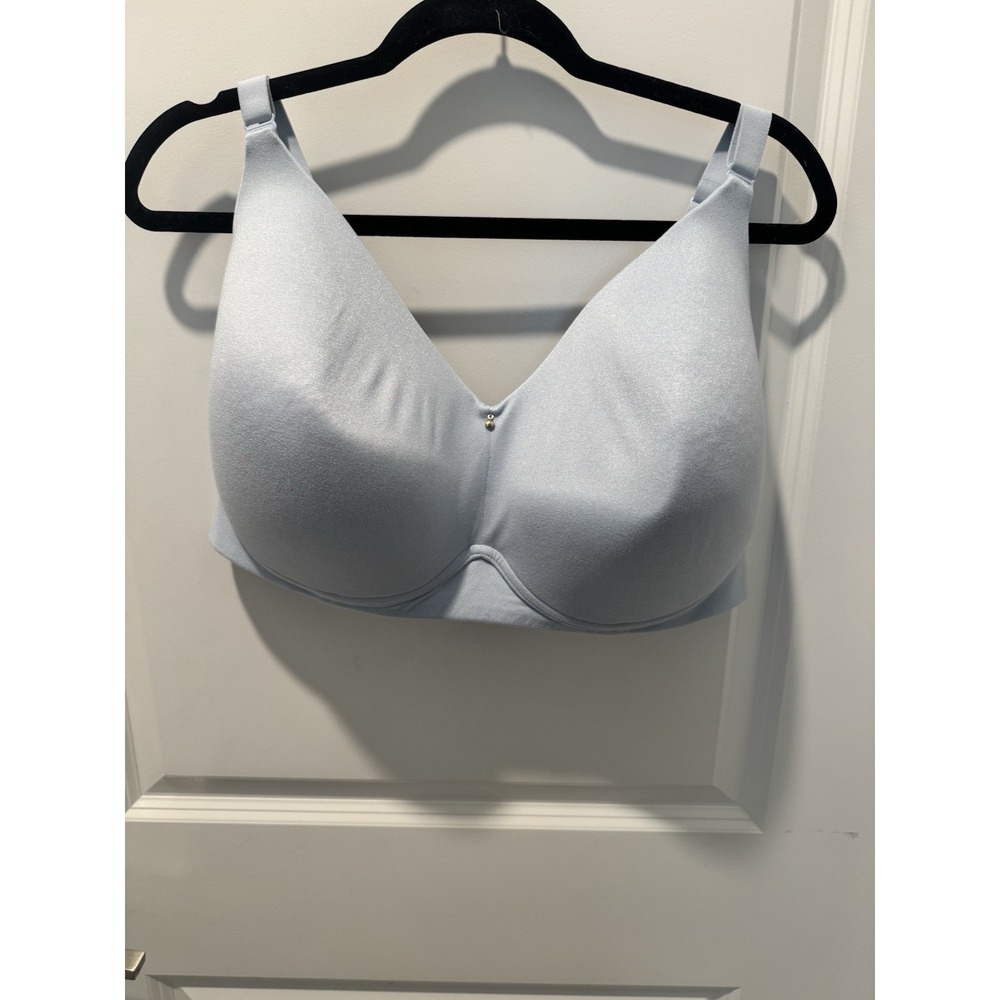 Cacique Lightly Lined No Wire Bra Size 42G NWOT Baby Blue